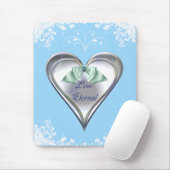 Blue Love Eternal Muismat (Met muis)