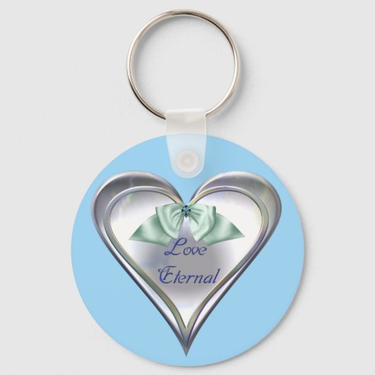 Blue Love Eternal Sleutelhanger (Voorkant)