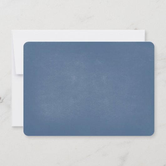 Blue Love Hearts Tree Rustic Save the Date kaarten (Achterkant)