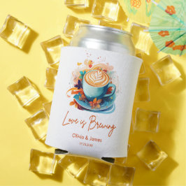 Blue Love is Brewing Bruiloft Coffee Bruidsborrel  Blikjeskoeler