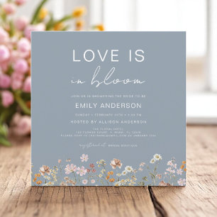 Blue Love is te zien in het Bloom Wildflower Vrijg Kaart