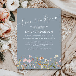 Blue Love is te zien in het Bloom Wildflower Vrijg Kaart