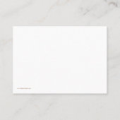 Blue Lovebirds & Blossoms Place Cards Plaatskaartje (Achterkant)