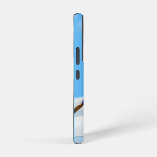 Blue LoveBirds telefoonhoesje Samsung Galaxy Hoesje (Rechterkant)