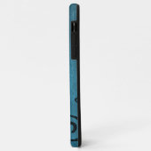 Blue Lovevogels - Aangepaste iPhone Case (Achterkant/links)