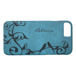 Blue Lovevogels - Aangepaste iPhone Case