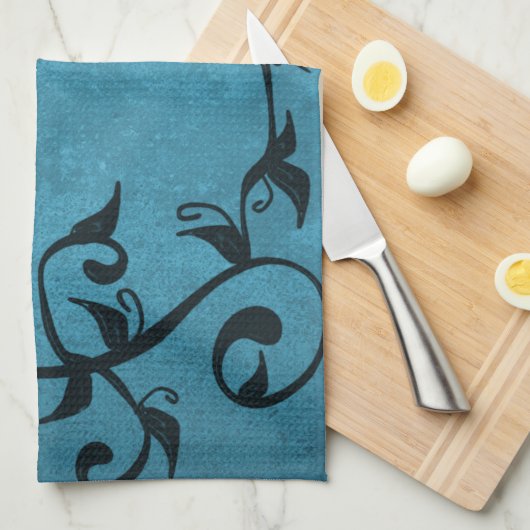 Blue Lovevogels Kitchen Towel Theedoek (Quarter Fold)