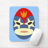 Blue Lucha Libre Masker Muismat (Met muis)