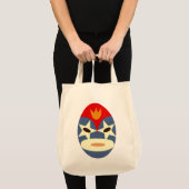 Blue Lucha Libre Masker Tote Bag (Voorkant (product))