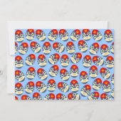 Blue Lucha Libre maskers Kaart (Voorkant)