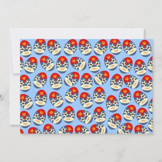 Blue Lucha Libre maskers Kaart (Voorkant)