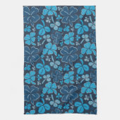 Blue Lucky Shamrock Clover St. Patrick's Day Theedoek (Verticaal)