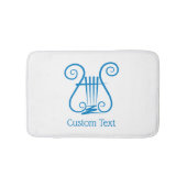 Blue Lyre Badmat (Voorkant)
