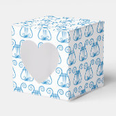 Blue Lyre Bedankdoosjes (Voorkant Zijde)