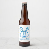 Blue Lyre Bier Etiket (Voorkant)