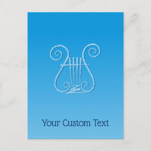 Blue Lyre Briefkaart
