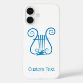 Blue Lyre Case-Mate iPhone Case (Achterkant)
