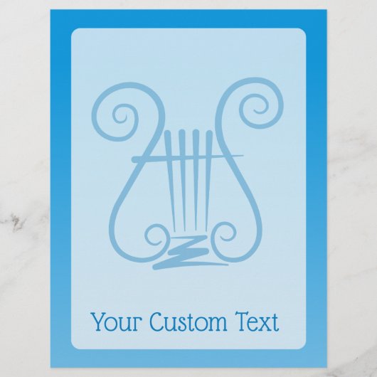 Blue Lyre Flyer (Voorkant)