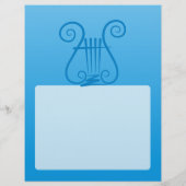 Blue Lyre Flyer (Achterkant)