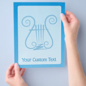 Blue Lyre Flyer (Hand)