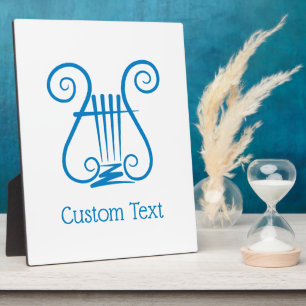 Blue Lyre Fotoplaat