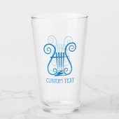 Blue Lyre Glas (Voorkant)