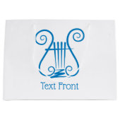 Blue Lyre Groot Cadeauzakje (Voorkant)