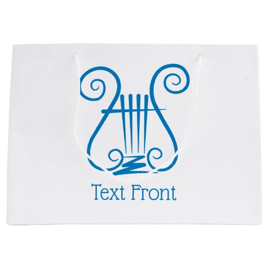 Blue Lyre Groot Cadeauzakje (Voorkant)
