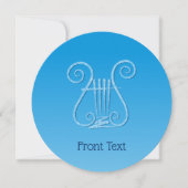 Blue Lyre Kaart (Voorkant)