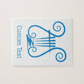 Blue Lyre Legpuzzel (Horizontaal)