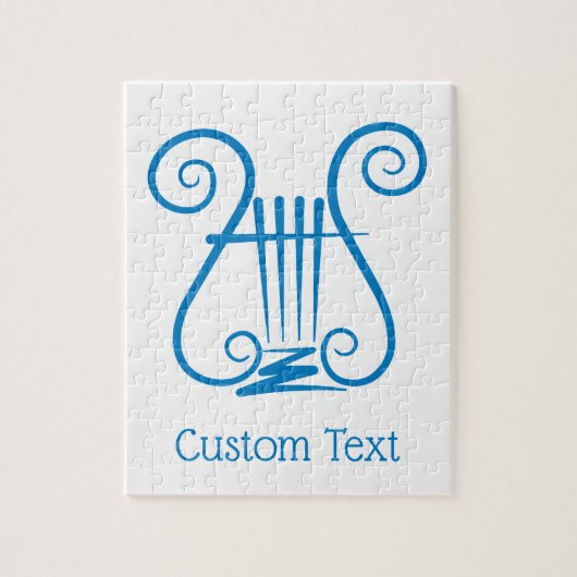 Blue Lyre Legpuzzel (Verticaal)