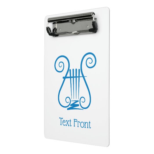 Blue Lyre Mini Klembord (Angled2)