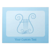 Blue Lyre Notitieblok (Voorkant)