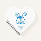 Blue Lyre Notitieboek (Voorkant)