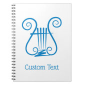 Blue Lyre Notitieboek (Voorkant)