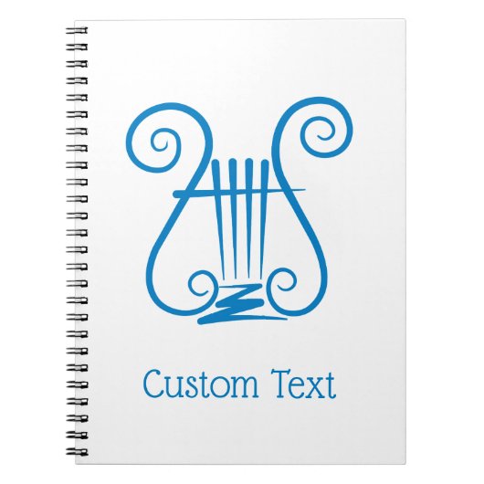 Blue Lyre Notitieboek (Voorkant)