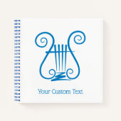 Blue Lyre Notitieboek (Voorkant)