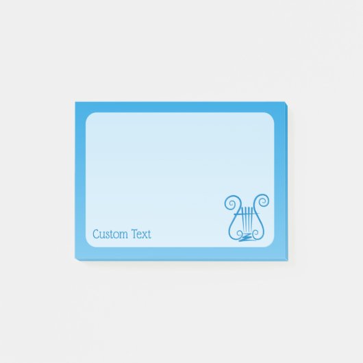 Blue Lyre Post-it® Notes (Voorkant)