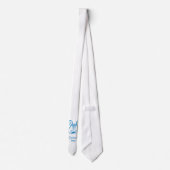 Blue Lyre Stropdas (Achterkant)