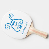 Blue Lyre Tafeltennisbatje (Zijkant)