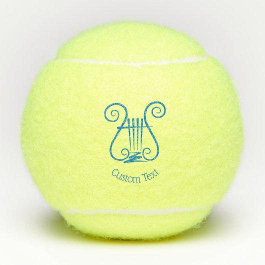 Blue Lyre Tennisballen (Voorkant)