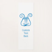 Blue Lyre Yogamat (Achterkant)