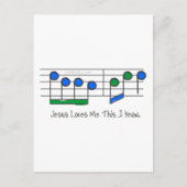 Blue Lyrics Briefkaart (Voorkant)