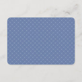 Blue Macaron Baby Shower Books Enclosure Card Informatiekaartje (Achterkant)