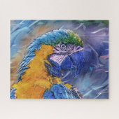 Blue Macaw Parrot Legpuzzel (Horizontaal)