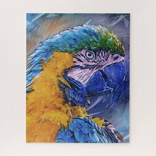 Blue Macaw Parrot Legpuzzel (Verticaal)