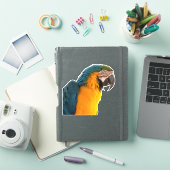 Blue Macaw Sticker (iPad Cover)