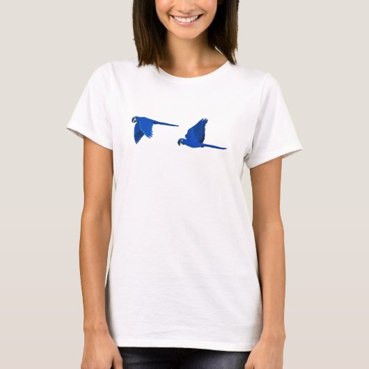 Blue Macaw T-shirt (Voorkant)