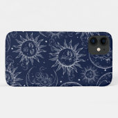 Blue Magic Celestial Sun Moon Stars Case-Mate iPhone Case (Achterkant (horizontaal))