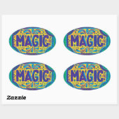 Blue Magic Ovale Sticker (Vel)